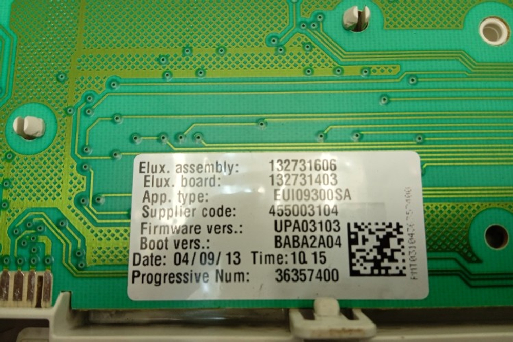 ZWG7102V кт137 Модуль индикации для стиральной машины Zanussi 132731606 б/у
