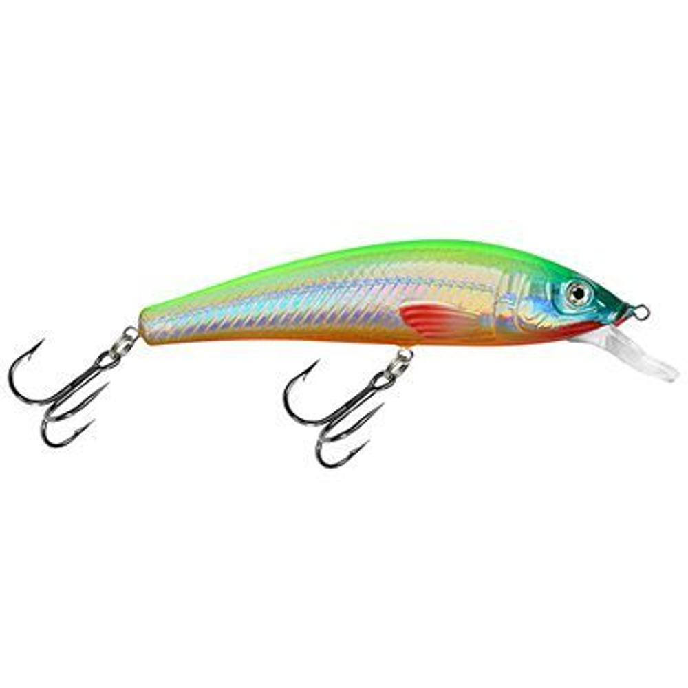 Воблер Минноу M-33 100mm, цвет 048 (окунь), 1 штука