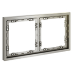 Рамка пластиковая VOLTUM S70 на 2 поста, (шелк)