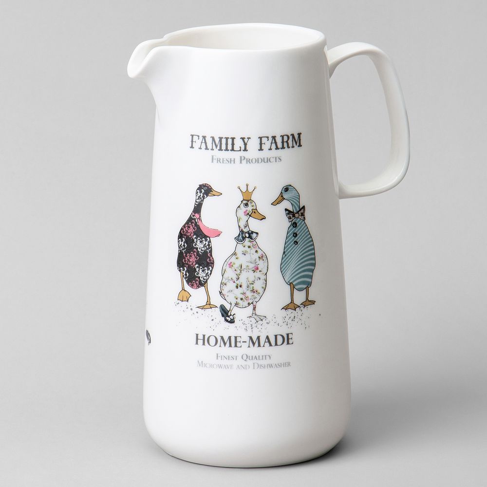 КУВШИН LEFARD "FAMILY FARM" 21 СМ 1200 МЛ (КОР=6ШТ.)