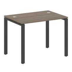 Metal System Стол письменный на П-образном м/к БП.СП-1 Вяз Благородный/Металл Антрацит 1000*720*750