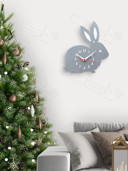Настенные часы Зайчик