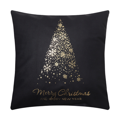 Чехол на подушку Этель "Merry Christmas", 40*40 см, 100% полиэстер, велюр