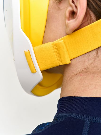 Маска полнолицевая Sargan Планета океан 2.0 белый/желтый