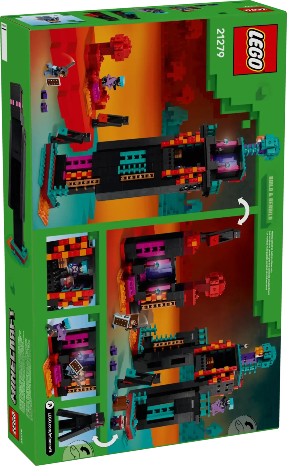 Конструктор LEGO Minecraft 21279 Башня Эндермана