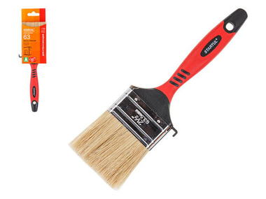 Кисть плоская 2,5"-63мм натур. щетина (стены, фасады) STARTUL PROFI