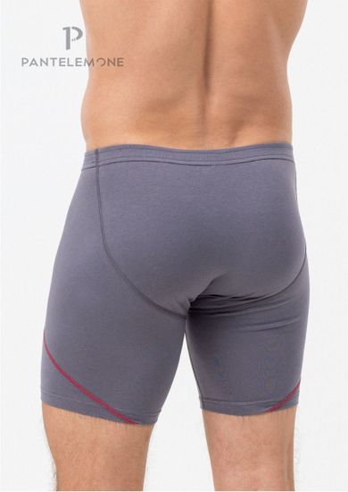 Трусы мужские боксеры удлинённые для больших мужчин Pantelemone PMHLLB-1469, серый