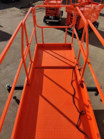 Несамоходный подъемник ножничного типа GROST Tower 500-11 DC с выдвижной платформой, аккумуляторный 212432