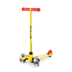 Самокат Mini Micro 3 в 1 Limpopo Желтый LED с рюкзаком камуфляж