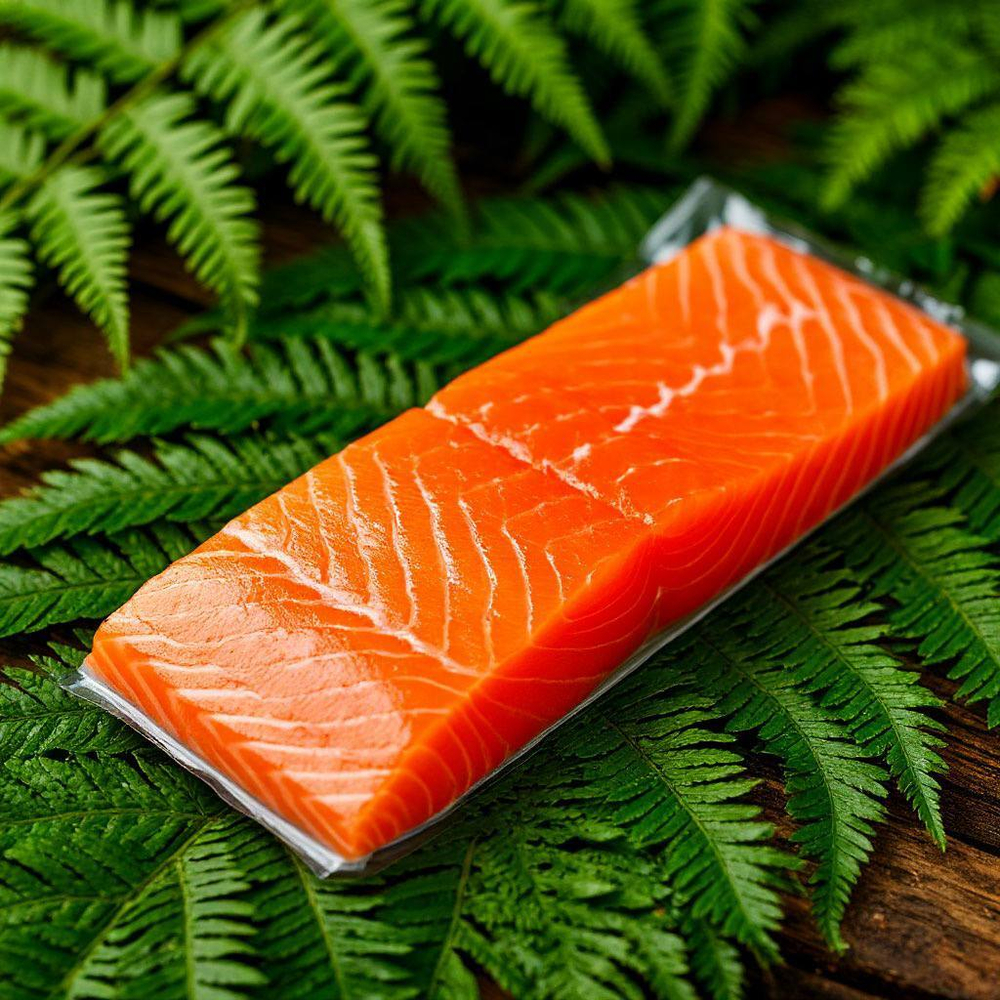 Семга филе-кусок с/с в/у, 300 гр