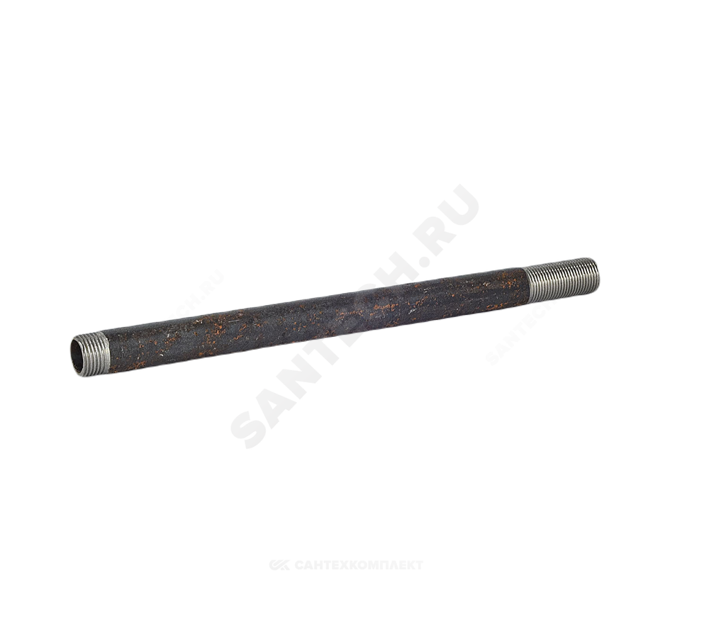 Сгон сталь удлиненный Ду 15 L=150мм б/комплекта из труб по ГОСТ 3262-75 МеталлПромИнвест
