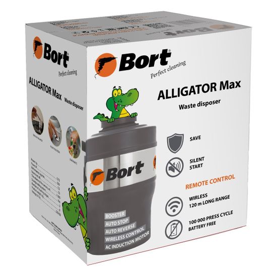Измельчитель пищевых отходов Bort ALLIGATOR MAX