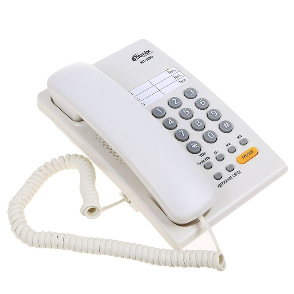 Телефон RITMIX RT-330 белый