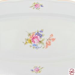 Блюдо овальное Dubi Цветочный мотив 57 см