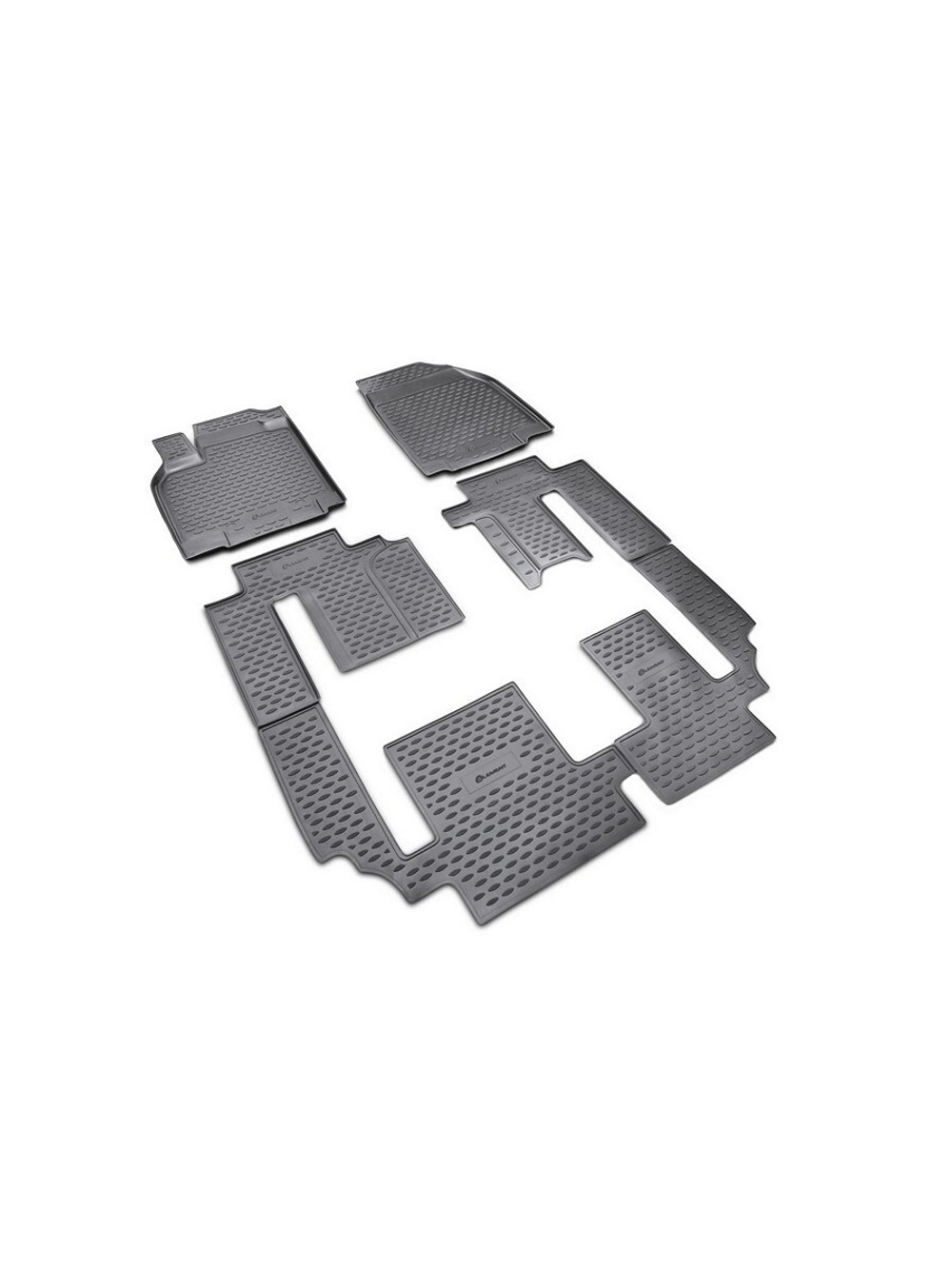 Коврики в салон для MAZDA CX-9 2007-2012, 2012-2015 6 шт. (полиуретан) NLC.33.16.210K
