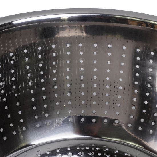 Дуршлаг 22 см. из нержавеющей стали Kamille KM-4357 с двумя силиконовыми ручками