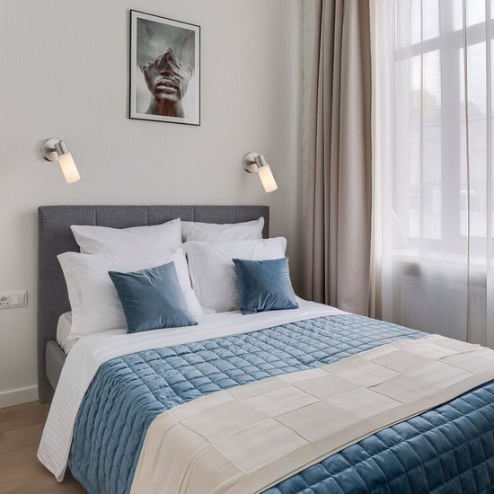 20043/1 / настенный светильник /   сатин-никель