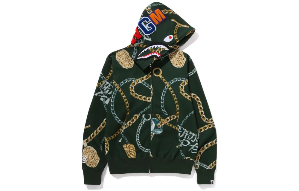 A Bathing Ape Jewels Shark Full Zip Худи
