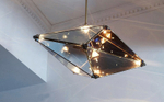 Pendant design lamp  Maxhedron Horizontal by Bec Brittain (Smoky)
