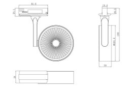 Трековый однофазный светодиодный светильник Maytoni Unity Oko TR024-1-18W4K