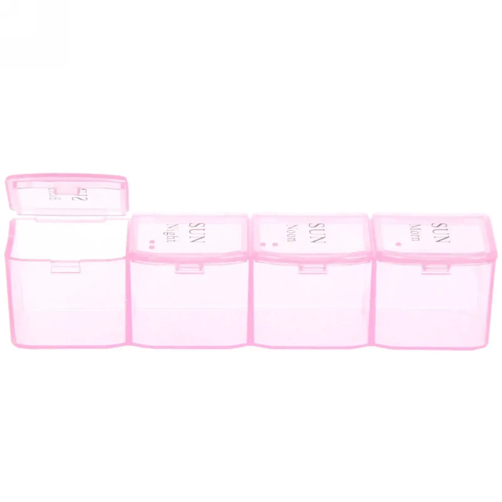 Таблетница - органайзер 28 ячеек «VOSTOKDOM», 18*10.7*2.8см