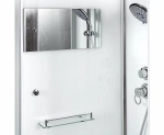 Душевая кабина DTO K409S 90x90 LED с электрикой прозрачная/хром