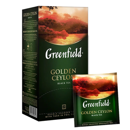 Чай Greenfield Golden Ceylon черный, 50 г