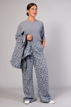 Брюки женские 4105АП, Леопард #225Леи024105АП