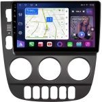 Магнитола для Mercedes-Benz ML W163 2001-2005 (климат, рамка черная) - FarCar BM9649F2B на Android 13, QLED, TS10, 4Гб+32Гб, CarPlay, 4G SIM-слот