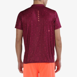 Мужское теннисное поло Bullpadel Mirlo T-Shirt Men - Red, Orange