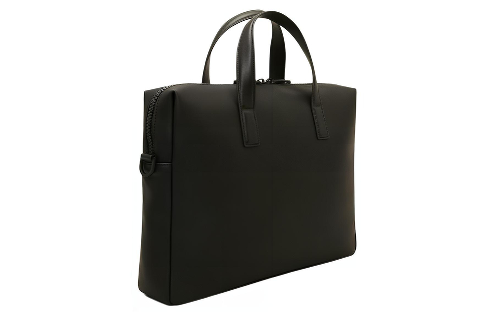CALVIN KLEIN Recycled Polyester Blended With Polyurethane Laptop Bag Men"s Black