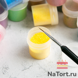 Блестки декоративные «Желтый» 10 гр