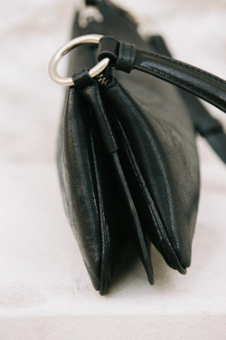 ZARA УДЛИНЕННАЯ СУМКА ЧЕРЕЗ ПЛЕЧО, ЧЕРНЫЙ