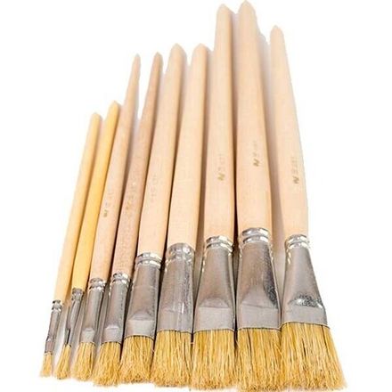 Кисти плоские из щетины (КХЖП), №4