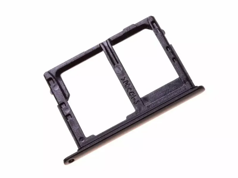 Лоток Sim карты и карты памяти (два слота) для Samsung Galaxy A6 A600F / A6+ Plus A605F 2018 (Black)