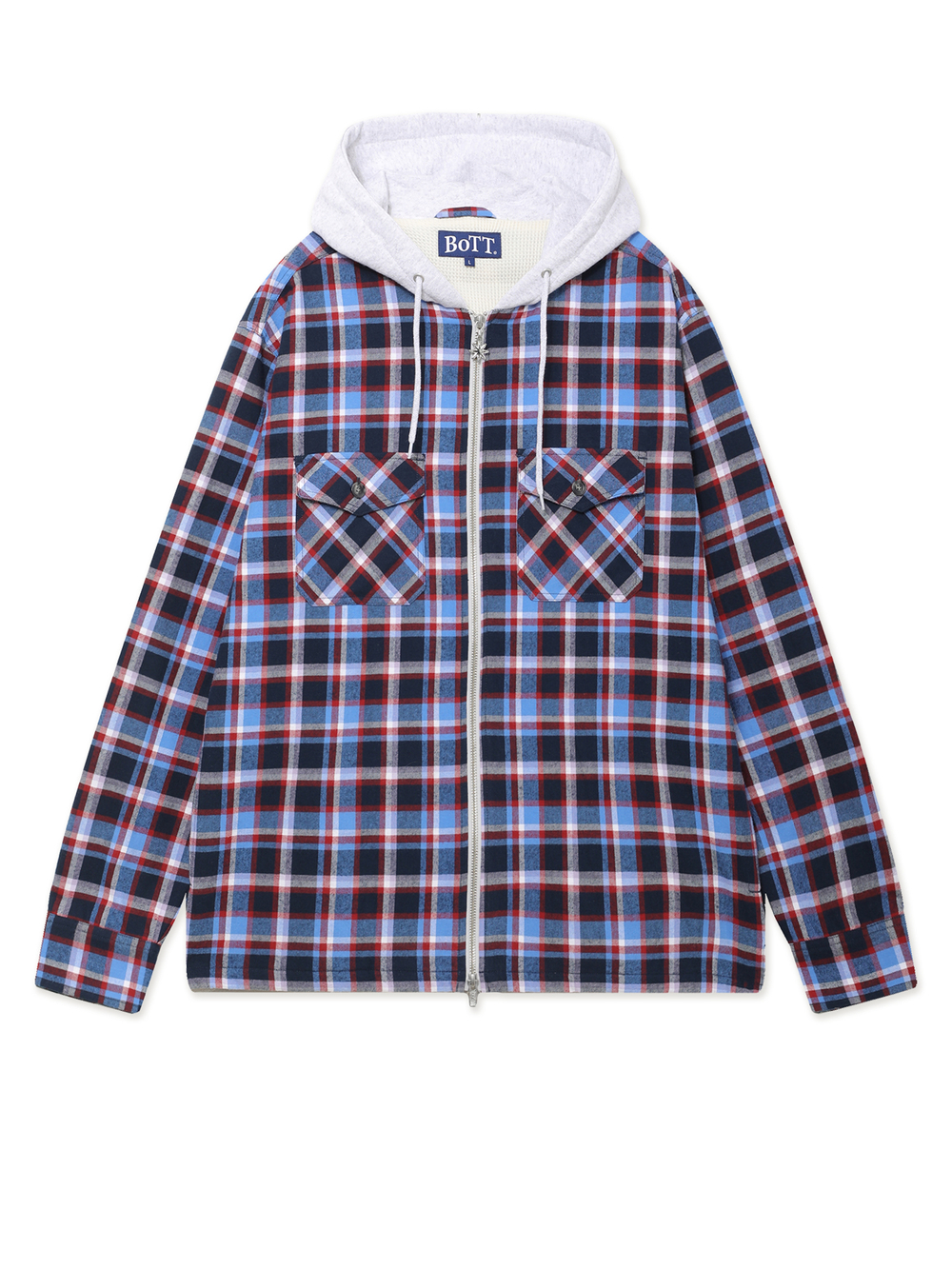 Рубашка С Капюшоном Hooded Flannel Shirt