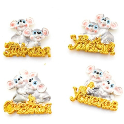 Сувенир магнит. Мышь D-4447