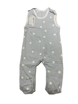 Ползунки длинные на кнопках из футера (100% хлопок с начесом) на рост 80 см