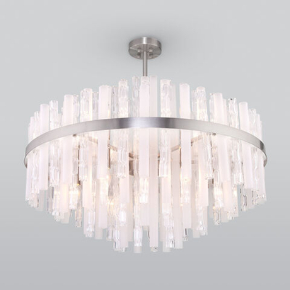 Потолочная люстра 367/12 Smart никель