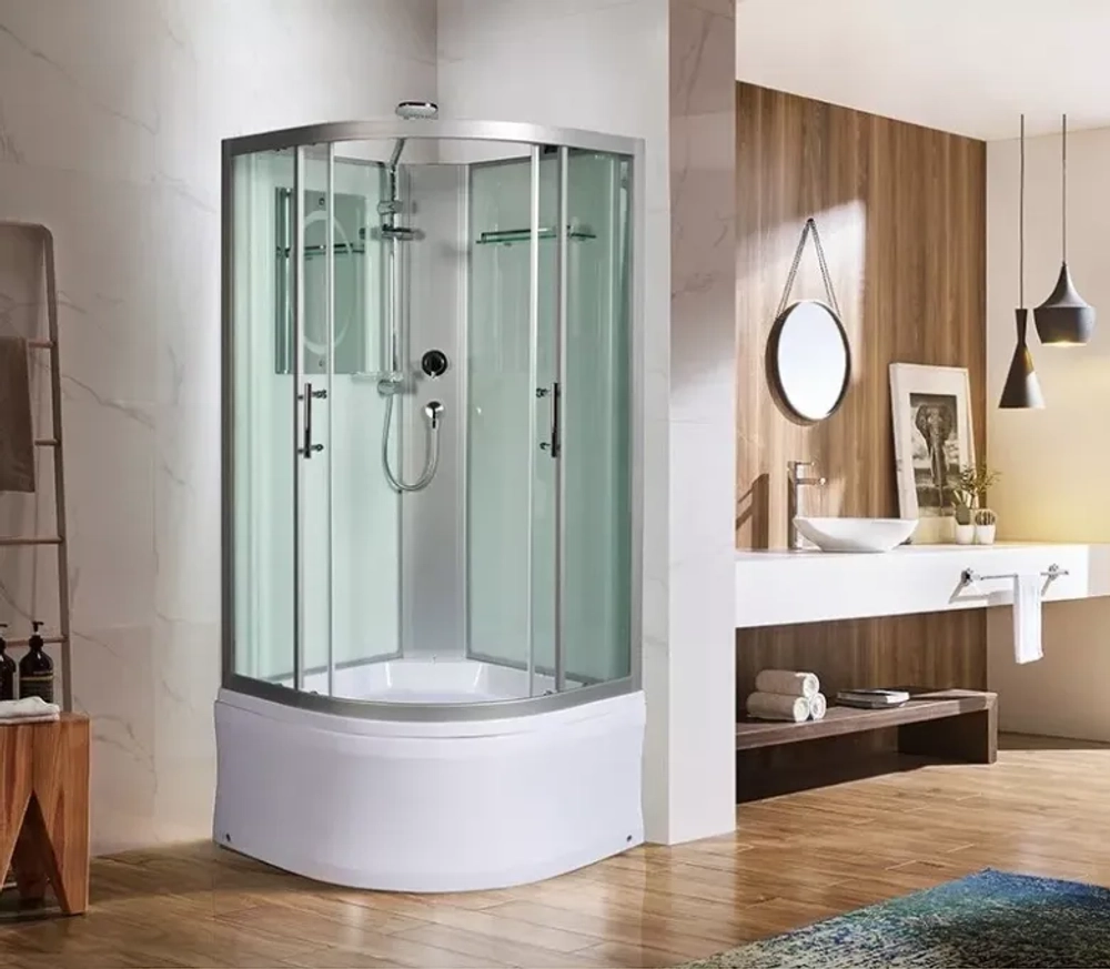 Душевая кабина WeltWasser (ВельтВассер) Halle 801, с высоким поддоном, 80x80x217