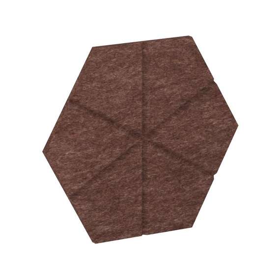 AcustiX Настенная панель шестигранная (6 лучей) VE.NP-6G6L-100 Молочный Шоколад 200*173*12
(сторона