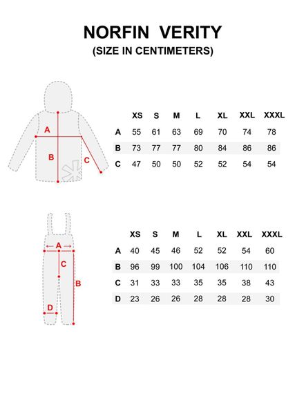 Kостюм демисезонный Norfin VERITY чёрн. S