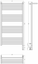 Сунержа Богема с полкой 3.0 1200х600 / МЭМ правый