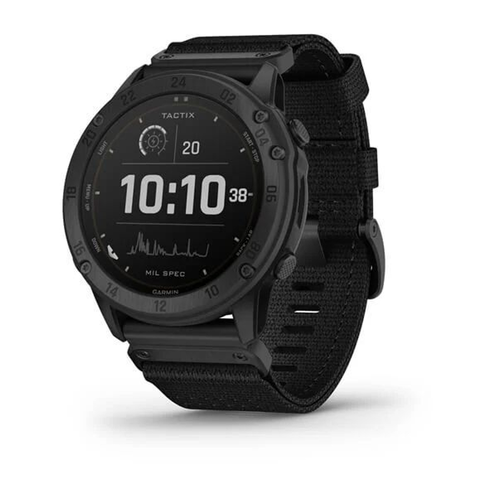 Смарт-часы GARMIN  TACTIX DELTA Solar черный DLC с нейлоновым ремешком, 010-02357-11