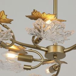 Люстра на штанге ILLUMICO AUTUMN IL0509-6P-79 CPG AUTUMN