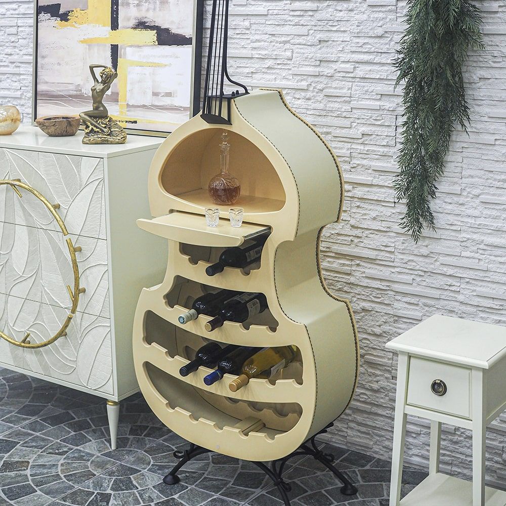 Мини-бар Контрабас 2 Айвори Беж Антик Найт