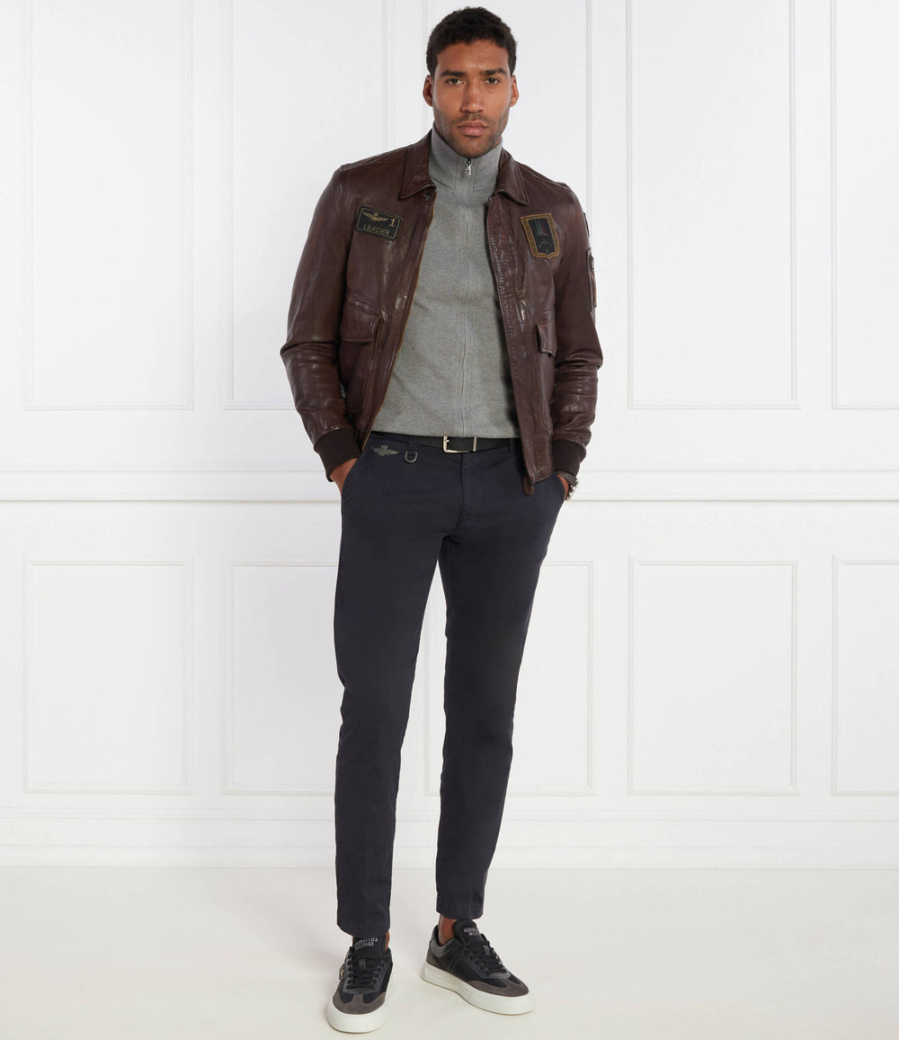 Чиносы Aeronautica Militare - темно-синий(PA1597CT3293)