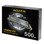 Твердотельный диск 500GB A-DATA LEGEND 800, M.2 2280, PCI-E 4x4, [R/W -3500/2200 MB/s] 3D-NAND TLC