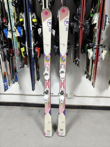 Горные лыжи Rossignol 160 женские с креплениями