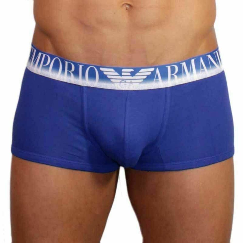 Мужские трусы боксеры Emporio Armani Blue Boxer